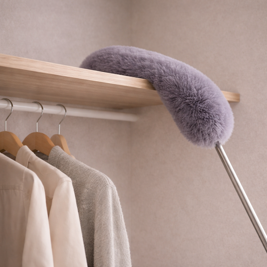 Brineliocosh® Extendable Microfiber Duster – Flexible Head & Static Dust Removal